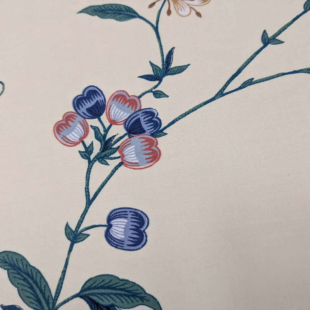 Fabric NWOT Schumacher Screen Print By The Yard Linyou Vine VTG Empress Of China